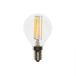 LED Filament Tropfen 4W = 40W E14 Klar Glühfaden 360° warmweiß 2700K 380lm