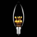 LED Rustika Carbon Kerze Glühbirne 1W = 10W E14...