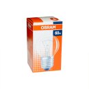 1 x Osram Glühbirne Tropfen 60W E27 klar Glühlampe 60...