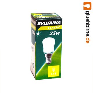 Sylvania Kühlschranklampe 25W E14 MATT Glühbirne Glühlampe 25 Watt