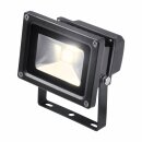Heitronic 10W LED Fluter Kaltweiß 6700K 920lm Strahler Flutlicht schwarz mit High Power SMD