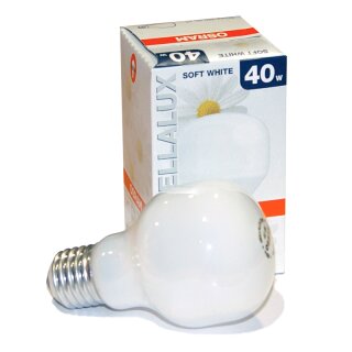 3 x Osram Glühbirne 40W Matt E27 Opal Soft White Bella...