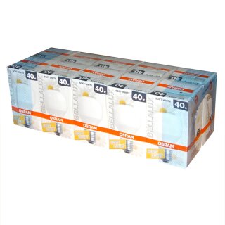 10 x Osram Glühbirne 40W Matt E27 Opal Soft White Bella...