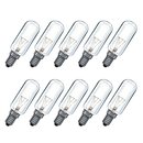 10 x Paulmann Röhrenlampe Glühbirne 25W E14 klar T25 x 80mm Glühlampe warmweiß dimmbar