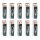 10 x Paulmann Röhrenlampe Glühbirne 25W E14 klar T25 x 80mm Glühlampe warmweiß dimmbar