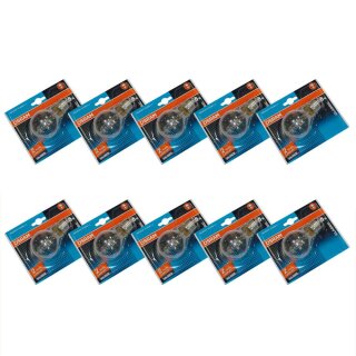 10 x OSRAM Halogen Glühbirne 60W E27 klar Halolux 64472A Classic A Glühlampe