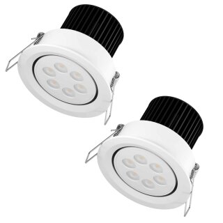 Osram LED Einbauleuchte Ivios II 2 x 8,5W Gehäuse weiß Lichtfarbe warmweiß 3000K dimmbar 41188