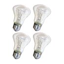 4 x Leuci Glühbirne 100W E27 klar Glühlampe 100...