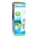 Philips Kerze Gedreht Eco Glühbirne 42W = 60W E14 klar warmweiß dimmbar