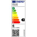 LED Linienlampe Set 7W = 35W 600lm warmweiß 2700K S14S 2 Sockel 30cm mit Fassung A+