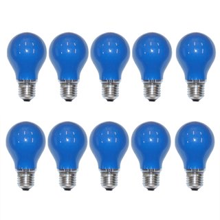 10 x Glühbirne 25W E27 Blau Glühlampe 25 Watt Glühbirnen Glühlampen