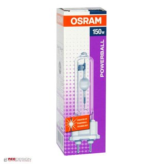 Osram Halogen Metalldampflampe G12 150W 942 NDL Neutralweiß POWERBALL HCI-T