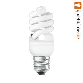 Osram Duluxstar Mini Twist E27 mini Energiesparlampe 11W/825 warmweiß 2500K