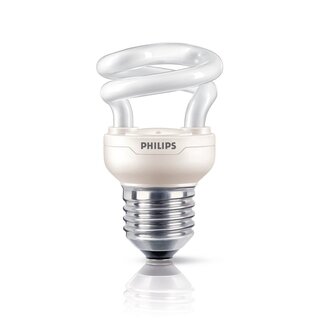 Philips Tornado 5W = 30W E27 Energiesparlampe warmweiß Tornado Schnellstart XSmall