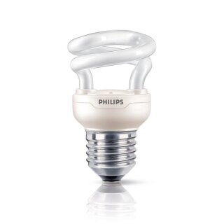 Philips Tornado 5W = 30W E27 Energiesparlampe warmweiß Tornado Schnellstart XSmall