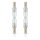 2 x Philips Eco Halogenstab 78mm 120W = 150W R7s Leuchtmittel EcoHalo Lampe warmweiß dimmbar