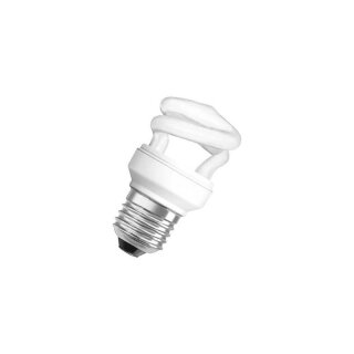 Osram Energiesparlampen Duluxstar MiniTwist Spirale 5W = 25W E27 825 extra warmweiß 2500K