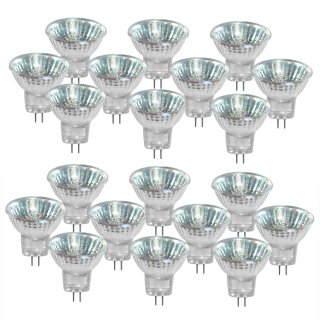 20 x Halogen Reflektor 20W GU4 30° 12V MR11 Halogenlampe