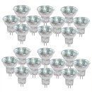 20 x Halogen Reflektor 20W GU4 30° 12V MR11 Halogenlampe