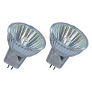 2 x Osram Halogen Reflektor 35W GU4 12V WFL 36° MR11...
