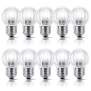 10 x Philips Halogen Tropfen Glühbirne 28W = 40W / 35W E27 warmweiß 28 Watt dimmbar