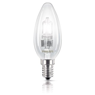 Philips Eco Kerze Glühbirne 28W = 35W E14 klar Glühlampe dimmbar