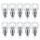10 x Philips Halogen Tropfen Glühbirne 18W = 23W / 25W E27 warmweiß 18 Watt dimmbar