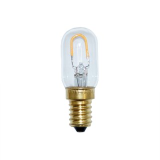 4 x Filament LED Kühlschranklampe Röhre 1W = 15W E14 kaltweiß 6500K T22
