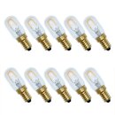 10 x Filament LED Kühlschranklampe Röhre 1W = 15W E14 kaltweiß 6500K T22