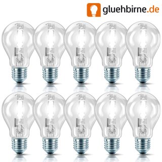 10 x Philips Eco Halogen Glühbirne 105W = 140W 230V E27 Glühlampe EcoClassic