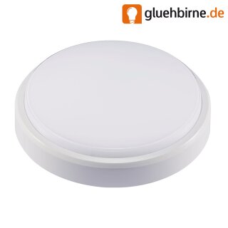 LEDs light LED Wandleuchte weiß Rund 12W 850lm kaltweiß 4000K Kellerleuchte 115° auch für Außen IP54