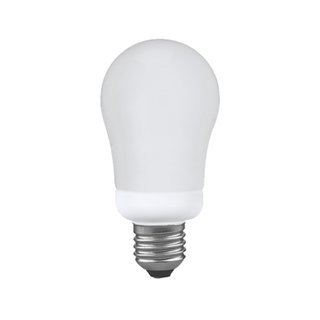 ESL Energiesparlampe AGL Glühlampenform 15W = 75W E27 matt 2700K warmweiß 8h