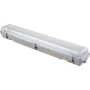 LED Feuchtraumwannenleuchte 2 x 9W = 2 x 18W 1700lm 4000K kaltweiß mit LED Glasröhre