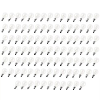 100 x Tropfen Glühbirne 7W E14 klar Glühlampe 7 Watt Glühbirnen Glühlampen