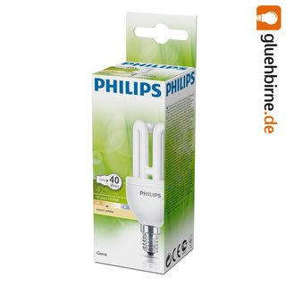 Philips Genie Energiesparlampe 8W = 40W E14 827 warmweiß