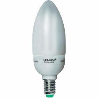 Megaman Energiesparlampe dimmbar 9W = 45W E14 405lm warmweiß 2700K