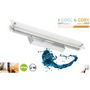 Briloner LED Spiegelleuchte Chrom IP44 45cm 5W 500lm CCT...