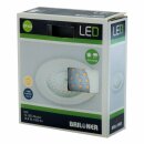 Briloner LED Einbauleuchte rund weiß starr IP44...