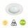 Briloner LED Einbauleuchte rund weiß starr IP44 10,5W 1000lm Warmweiß 3000K 110°
