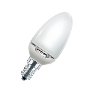 Philips ESL Energiesparlampe Kerze 5W E14 827 warmweiß 2700K Softone Mini