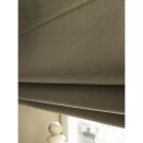 Schöner Wohnen 8203 Raffrollo Granada 80cm x 190cm Faltrollo Jalousie beige schwarz gewebt PX001