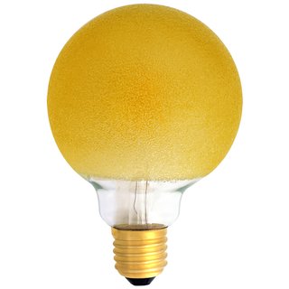 LED Filament Globe Eiskristall Bernstein G80 4W = 40W E27 Glühbirne Glühlampe Sparlampe