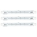 3 x Halogenstab 118mm 300W R7s Halogen 300 Watt Stab Leuchtmittel Halogenstäbe