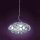 Helestra Pendelleuchte Elisa Chrom Ø49cm 9 x 20W G4 Halogen warmweiß dimmbar