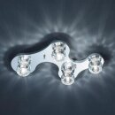 Helestra Deckenleuchte Wandlampe Glen Chrom Kristallglas...