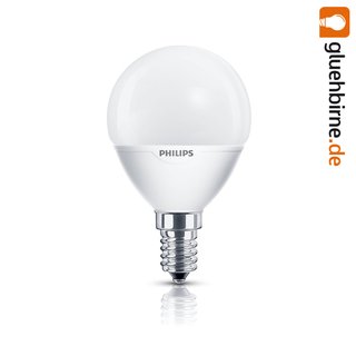 Philips Softone Energiesparlampe Tropfen 7W E14 827 warmweiß 2700K