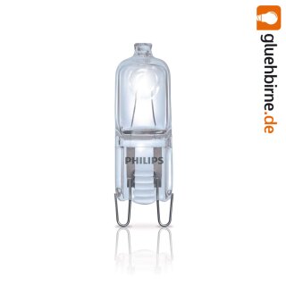 Philips G9 Eco Halogen Stiftsockellampe 18W = 25W 230V klar Halogenlampe EcoHalo