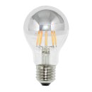 LED Filament Kopfspiegel Silber 8W = 60W E27 AGL Glühlampe Glühbirne Glühfaden warmweiß