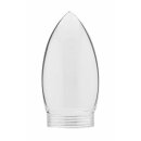 Paulmann Deco Glas Kerze klar für E14 / E27 bis 10W