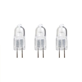 3 x G4 Halogen Stiftsockellampe 12V 10W Halogenlampe Stiftsockellampen